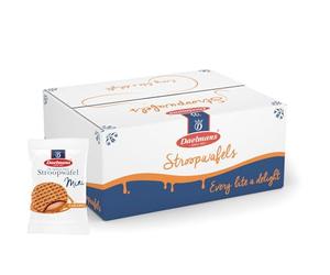 Daelmans Mini Stroopwafels au Miel en Sachet (12 Sachets) - Authentique biscuit hollandais avec caramel au beurre et vanille Bourbon - Friandise sans colorants ni conservateurs artificiels