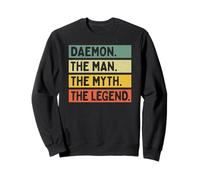 Daemon The Man The Myth The Legend Citation personnalisée Amusante Sweatshirt