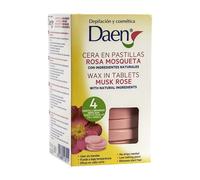 DAEN Cire en pastilles rose musquée 260 g, noir