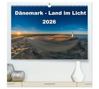 Dänemark - Land im Licht (hochwertiger Premium Wandkalender 2026 DIN A2 quer), Kunstdruck in Hochglanz: Erleben Sie die traumhaften Lichtstimmung an den wunderschönsten Orten Dänemarks