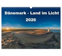 Dänemark - Land im Licht (Wandkalender 2026 DIN A3 quer), CALVENDO Monatskalender: Erleben Sie die traumhaften Lichtstimmung an den wunderschönsten Orten Dänemarks