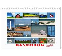 Dänemark - Ostseeküste (Wandkalender 2026 DIN A4 quer), CALVENDO Monatskalender: Eine Bilderauswahl von Landschaften, Städten und Häfen an der dänischen Ostseeküste