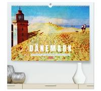 Dänemark - Schönheiten Jütlands in feinen Aquarellfarben (hochwertiger Premium Wandkalender 2026 DIN A2 quer), Kunstdruck in Hochglanz: Eine farbliche ... entlang der Küste Jütlands in Dänemark