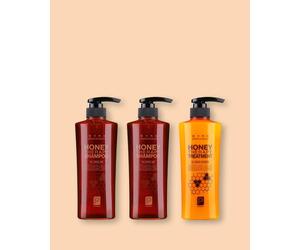 Daeng Gi Meo Ri Ensemble de produits pour les soins capillaires Professional Honey Therapy Plus Set - 400 ml, 400 ml, 400 ml