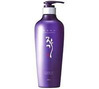 Daeng Gi Meo Ri Shampooing revitalisant Jin Gi à l'eau de calamus - Hydrate les cheveux crépus et fourchus, cheveux lisses et brillants - 300 ml avec bouchon