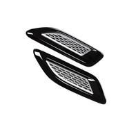 d'aération De Capot Grille Décoration Sortie D'air Extérieure Pour Capot Automobile 2 Pièces Compatible Avec Land Pour Rover Pour Freelander 2(Two-color)