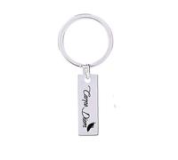 Daesar Porte-Clés Acier Inoxydable Porte-Clés Vintage Carpe Diem Piuma Porte rgent