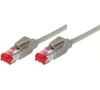 Dätwyler Câble patch S/FTP, Cat 6, gris, 7,5 m Très flexible, avec connecteurs Hiroso TM21 (ancienne désignation S-STP) (74407)