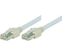 Dätwyler Câble patch S/UTP, Cat 5e, gris, 15,0 m hautement flexible, avec connecteurs Hiroso TM11 (71915)
