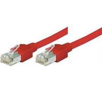 Dätwyler Câble patch S/UTP, Cat 5e, rouge, 5,0 m hautement flexible, avec connecteurs Hiroso TM11 (71905R)