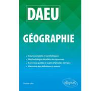 DAEU Géographie - Charline Edon - Ellipses - broché - Scolaire / Universitaire