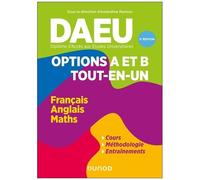 Daeu, Prérequis Options A Et B - Français, Anglais, Maths