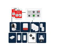 Daewoo - Alarme maison sans fil avec écran tactile 7'' AM351 livrée avec 2 caméras Full HD