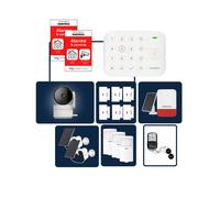 Daewoo - Alarme Maison Wifi Sans Fil Vigilia VIG505 - Kit Complet avec 3 Caméras Full HD