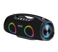 Daewoo Boom Beat Pro Haut-Parleur Bluetooth Portable sans Fil avec TWS, AUX, USB, Micro SD, IPX5 résistant à l'eau, Noir