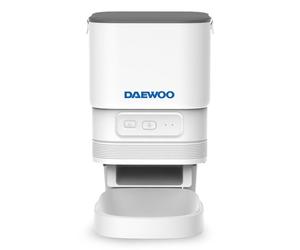 Daewoo D-PF13 gamelle et abreuvoir pour chiens et chats Acrylonitrile-Butadiène-Styrène (ABS) Gris, Blanc Universel Distributeur automatique pour animaux de compagnie