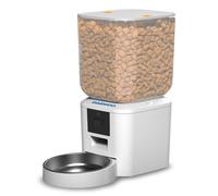 Daewoo D-QQ029-7L gamelle et abreuvoir pour chiens et chats Acrylonitrile-Butadiène-Styrène (ABS), Acier inoxydable Blanc Universel Distributeur automatique pour animaux de compagnie