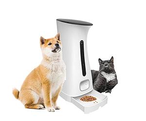 DAEWOO Distributeur de croquettes Automatique pour Chiens et Chats avec caméra Full HD - Nutrivision501C | Capacité de 7,5L