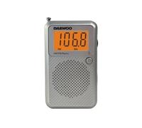 Daewoo DW1115 Radio Portátil AM/FM Gris Sintonizador Analógico Altavoz Integrado