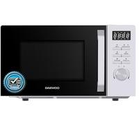 Daewoo MD-FC206SS Micro-ondes Solo, 20L, 700W de puissance, 8 programmes automatiques, 5 modes, minuterie, Argent