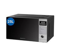 Daewoo MD-FP251GS-EU Micro-ondes avec grille à quartz, capacité de 25 litres, puissance 850 W, 8 programmes, 5 niveaux, panneau numérique, acier inoxydable