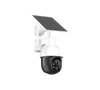 Daewoo Security - Caméra Surveillance Extérieure Solaire WiFi W512MW - 2K 1440p - 100% Autonome sans Fil, Détection Humaine PIR, Vision Nocturne Couleur, Rotation 355°, sans Abonnement