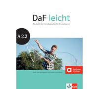 DaF leicht: Kurs- und Ubungsbuch A2.2 mit DVD-Rom