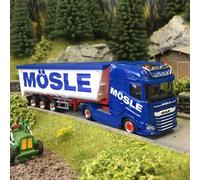 DAF XG+, semi-remorque benne en acier, Mösle - HERPA 320153 - HO 1/87