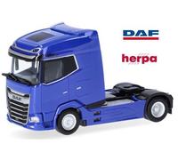 Daf XG Tracteur solo caréné relifté bleu - Herpa - Echelle 1/87 (Ho)