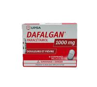 Dafalgan 1000mg boite de 8 comprimés pelliculés