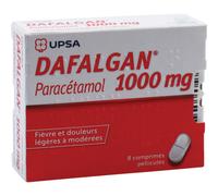 Dafalgan 1000mg Paracétamol 8 Comprimés Pelliculés