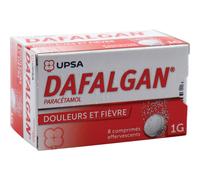 Dafalgan 1000mg Paracétamol Douleurs Et Fièvre 8 Comprimés Effervescents