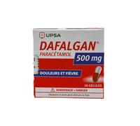 Dafalgan 500mg boite de 16 gélules