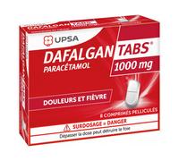 Dafalgan Tabs 1000mg boite de 8 comprimés pelliculés