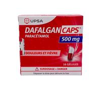 Dafalgancaps 500mg boite de 16 gélules
