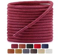 Dafannis 2 Paire Lacets Cirés Ronds pour Chaussures Habillées, Lacets pour Chaussures de Ville, Habillées, Remplacement Lacets, Épaisseur 2,5 mm, Lacets Business,Boot Bottines Lacets