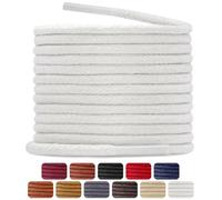 Dafannis 2 Paires Lacets Cirés Ronds pour Chaussures Habillées et de Ville, Épaisseur 2,5 mm, Business Boot Bottines