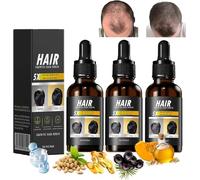 Dafeila Follicleboost Lot de 5 sérums de croissance des cheveux Follicle Boost pour la croissance des cheveux - Croissance des cheveux en 2 à 6 semaines, doux sur le cuir chevelu, support plus fort