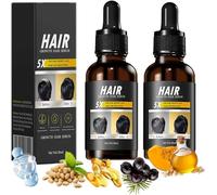 Dafeila Follicleboost Lot de 5 sérums de croissance des cheveux Follicle Boost pour la croissance des cheveux - Croissance des cheveux en 2 à 6 semaines, doux sur le cuir chevelu, support plus fort