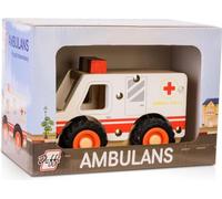 DAFFI Voiture en bois avec pneus Ambul.D-136 41363