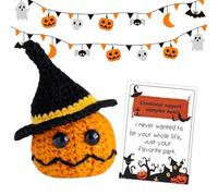 d'affirmation Positive, poupées positives tricotées | avec des têtes de d'halloween - drôle au Crochet Faite à la Main avec Soutien émotionnel, de Lave