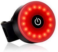 Daffodil LEC500 - Lampe Vélo LED Clignotante Feu Arrière Lumière Rouge Puissant 5 Modes d’éclairage - Batterie Rechargeable USB-C Étanche pour Cyclisme VTT Trottinette Enfant etc