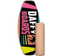 Daffy Boards Allrounder Balance Board Set avec rouleau en liège - Design : Neon