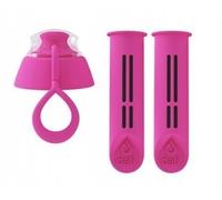 Dafi bottle filter insert pink 2 pcs + cap