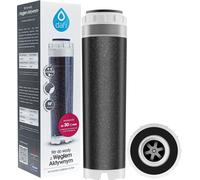 Dafi cartouche de carbone filtre de flux pour éliminer le chlore et ses dérivés de l'eau | Cartouche pour un appareil de filtration d'eau avec la possibilité d'installer un filtre de 10 pouces