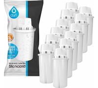 Dafi Cartouches filtrantes universelles Filtre à eau, plastique, blanc, 12 pièces
