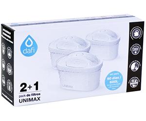 Dafi filtre unimax pack 2 + 1 (compatible avec BRITA Maxtra)
