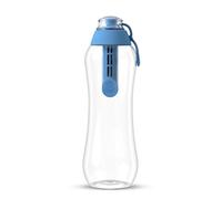 Dafi Gourde Filtrante Soft, 1 Filtre à Charbon Actif Bleu 0,5 L - Filtre le Chlore et autres contaminants, Gourde Sport Transparente, Bouteille Filtrante Sans BPA, Gourde Paille, Bouteille d'eau