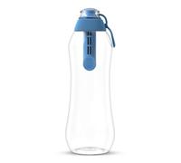Dafi Gourde Filtrante Soft, 1 Filtre à Charbon Actif Bleu 0,7 L - Filtre le Chlore et autres contaminants, Gourde Sport Transparente, Bouteille Filtrante Sans BPA, Gourde Paille, Bouteille d'eau