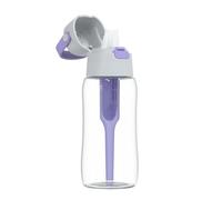 Dafi Gourde Filtrante SOLID, 1 Filtre à Charbon Actif, Lavender 0,5 L - Sans BPA Bouteille d'eau, Filtre le Chlore et autres contaminants - Gourde Sport, Gourde Paille, Bouteille d'eau de Sport